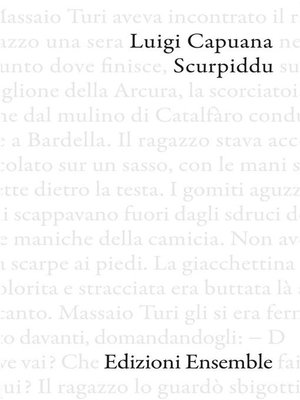 cover image of Scurpiddu